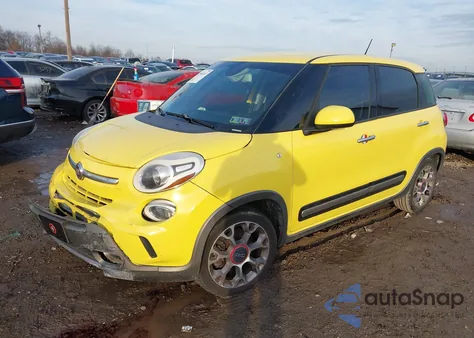 2014 Fiat 500L Trekking из США, поврежденный, VIN ZFBCFADH4EZ004804